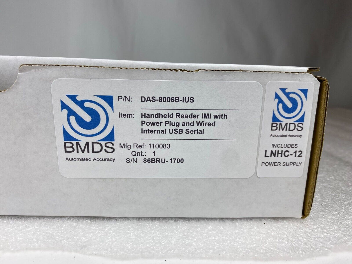 BMDS DAS-8006B-IUS Wireless Reader System – New in Box with Accessories