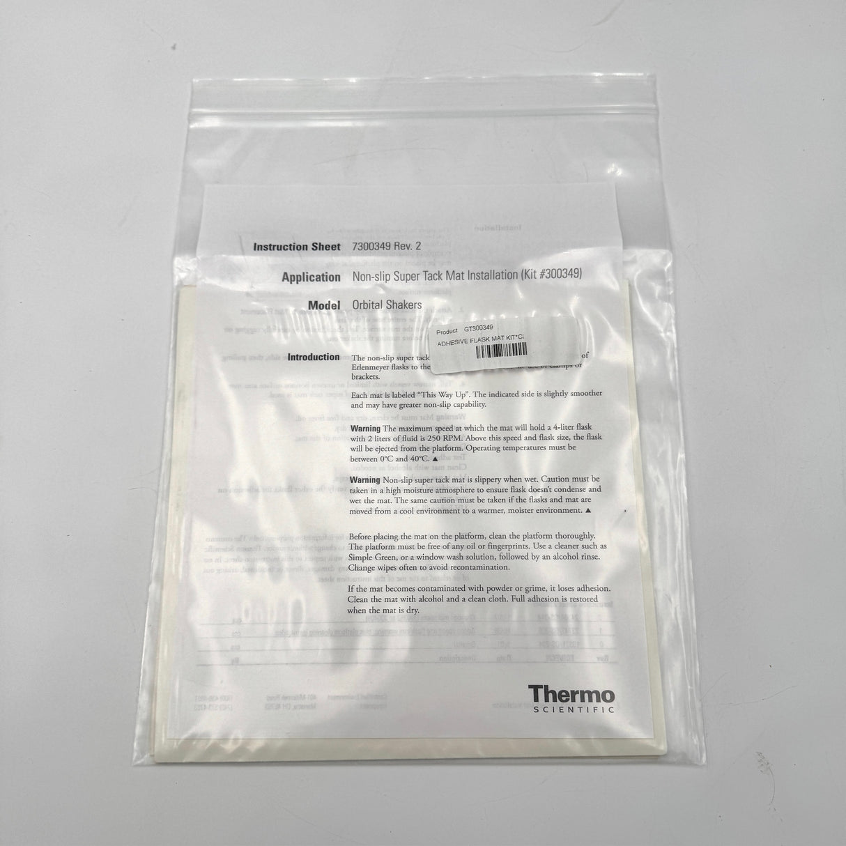 Thermo Scientific Non Slip Super Tack Mat GT300349 New