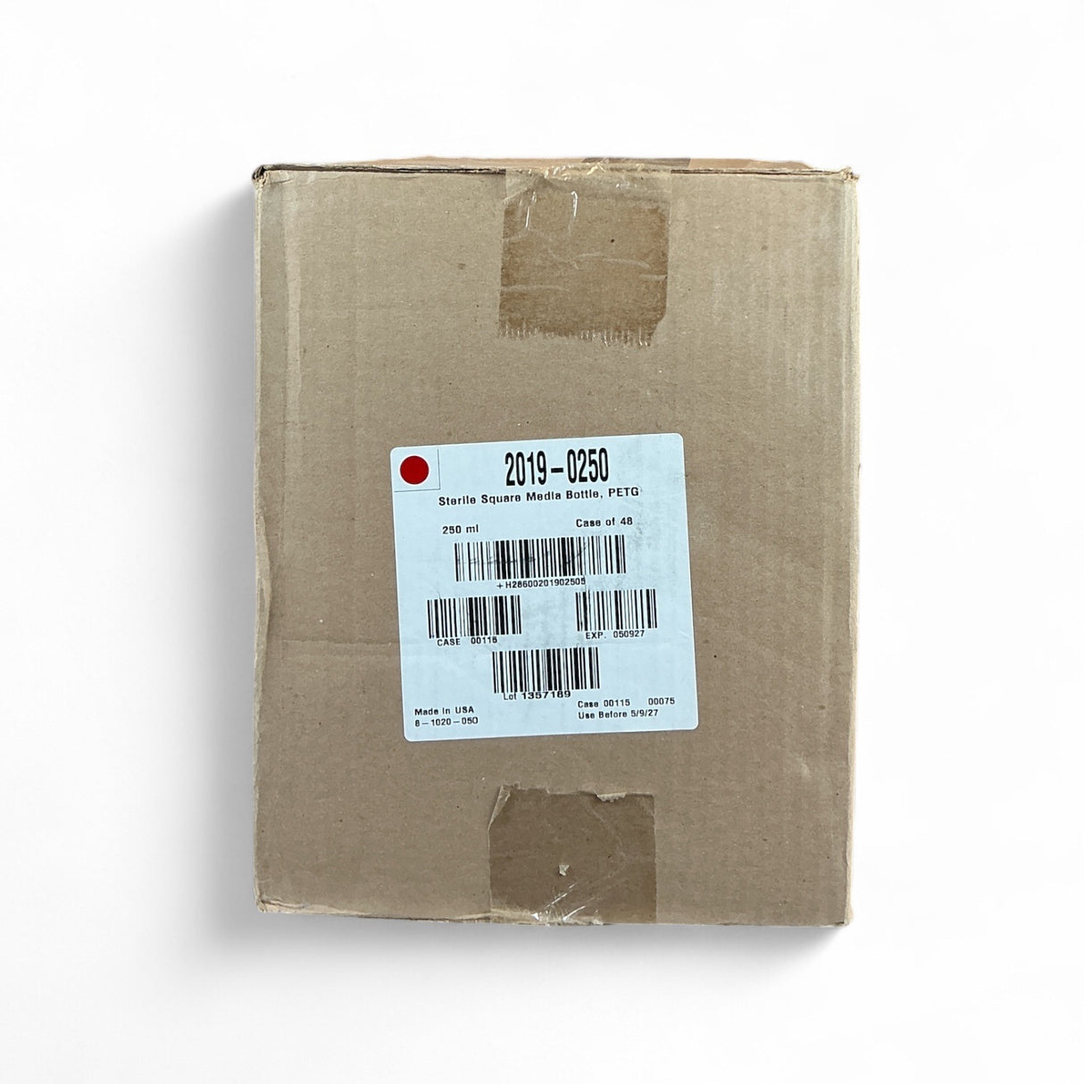 Thermo Fisher 2019-0250 Sterile Square Media Bottle, Case of 48(Best offer!)