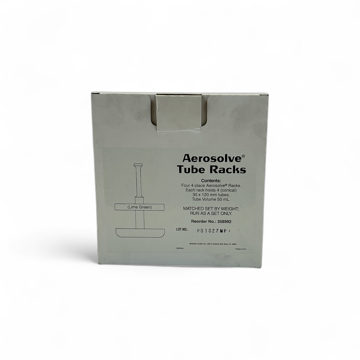 Beckman Coulter Aerosolve Tube Racks 358992 Set of 4 New In Box (Best Offer!)