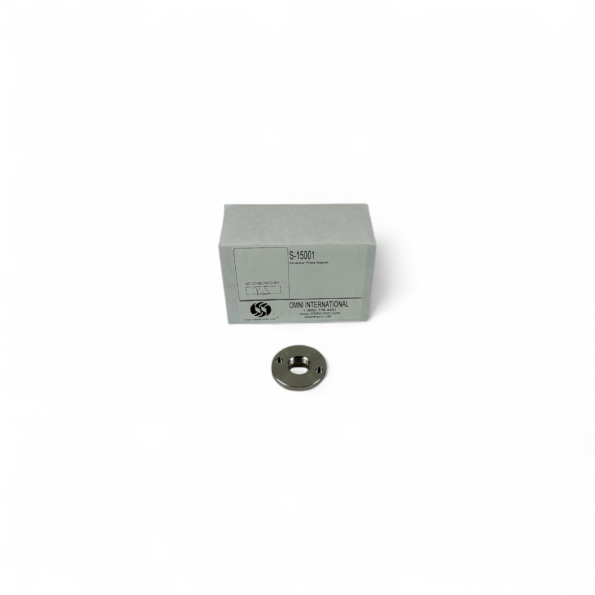 Omni International S-15001 Generator Probe Adapter – Stainless Steel – New