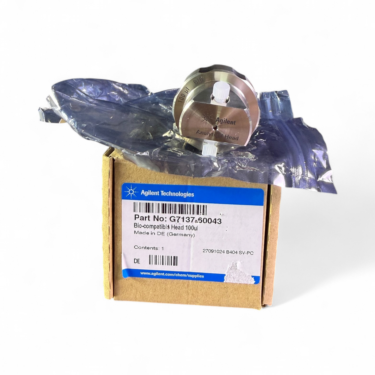 Agilent Bio-Compatible Head 100uL G7137-60043 Analytical Head - New Open Box - Image 3