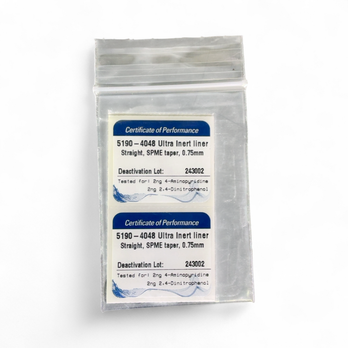 Agilent Gas Chromatography Ultra Inert Inlet Liner, Straight, SPME, 0.75mm - 5pk 5190-4048 - Image 8