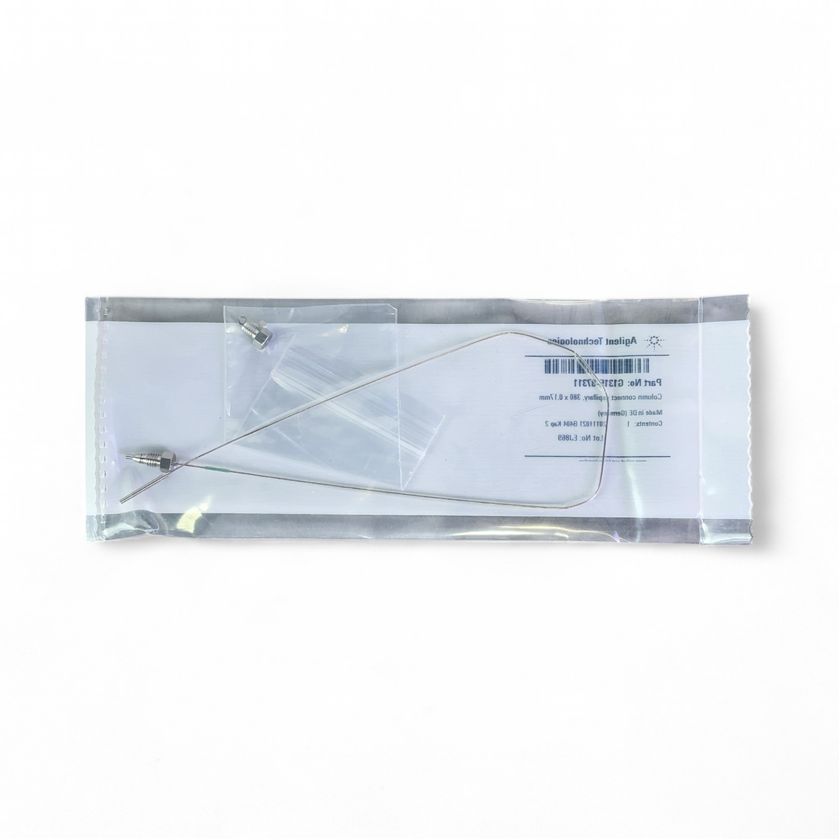 Agilent Technologies G1315-87311 Column Connect Capillary 380 X 0.17mm | Ships Fast from Mr. Scientific - Image 2