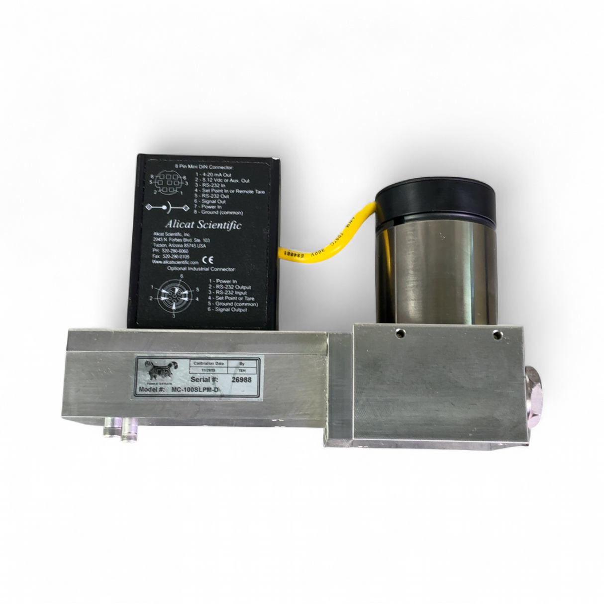 Alicat Scientific MC-100SLPM-D Mass Flow Meter Controller (Best Offer!) | Safe & Secure Shipping - Image 12