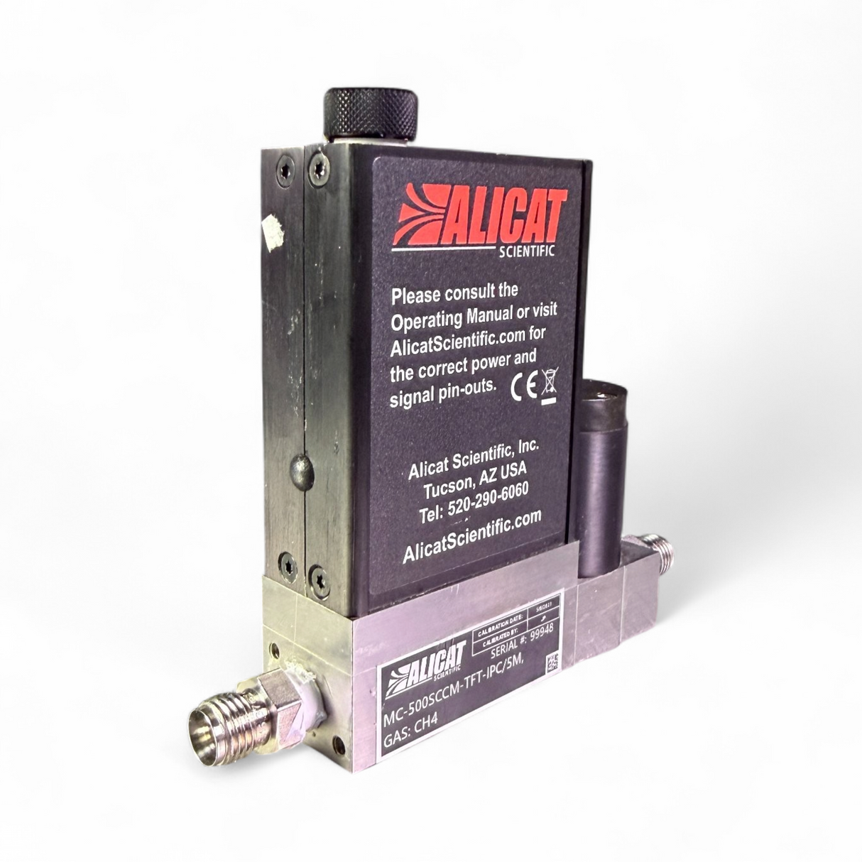 Alicat Scientific MC-500SCCM-TFT-IPC/5M CH4 Mass Flow Controller 500 SCCM - Image 6