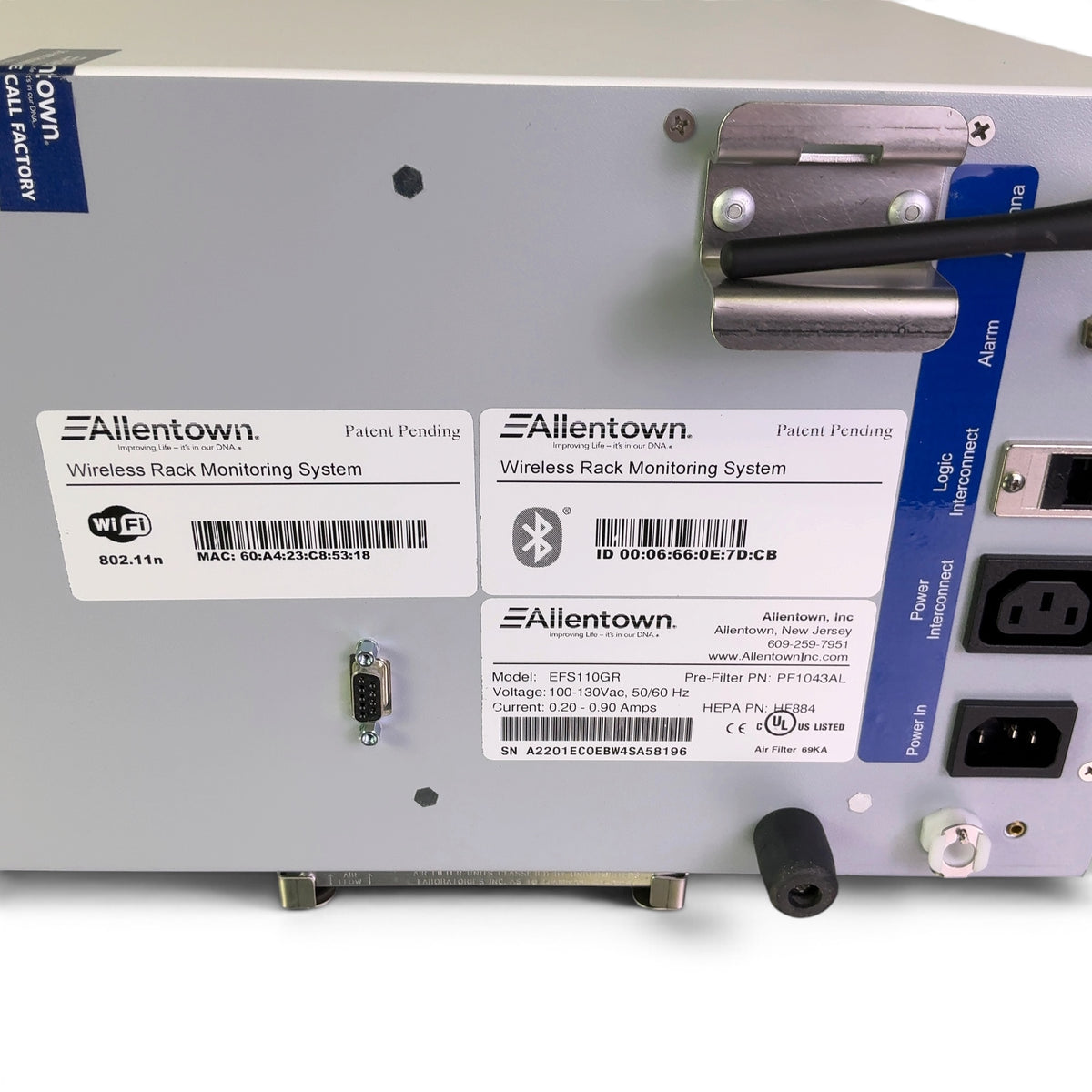 Allentown EcoFlo Wireless Rack Monitoring System Blower EFS110-GRPO - NEW (BO!) | Safe & Secure Shipping - Image 15