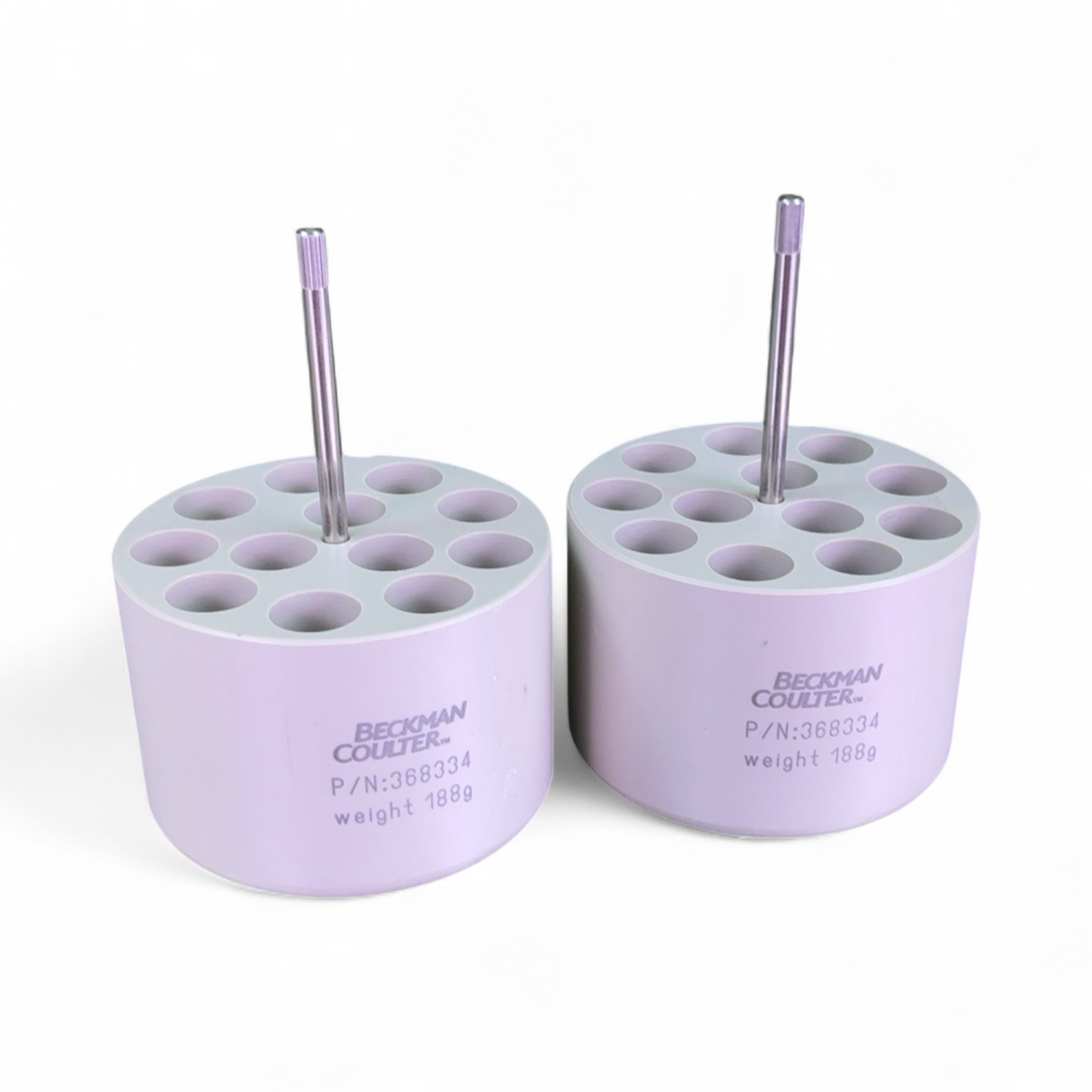 Beckman Coulter 12x10mL 188g Tube Adapters for Centrifuges Rotors Buckets, Set of 2 | Order Direct and Save - Image 1