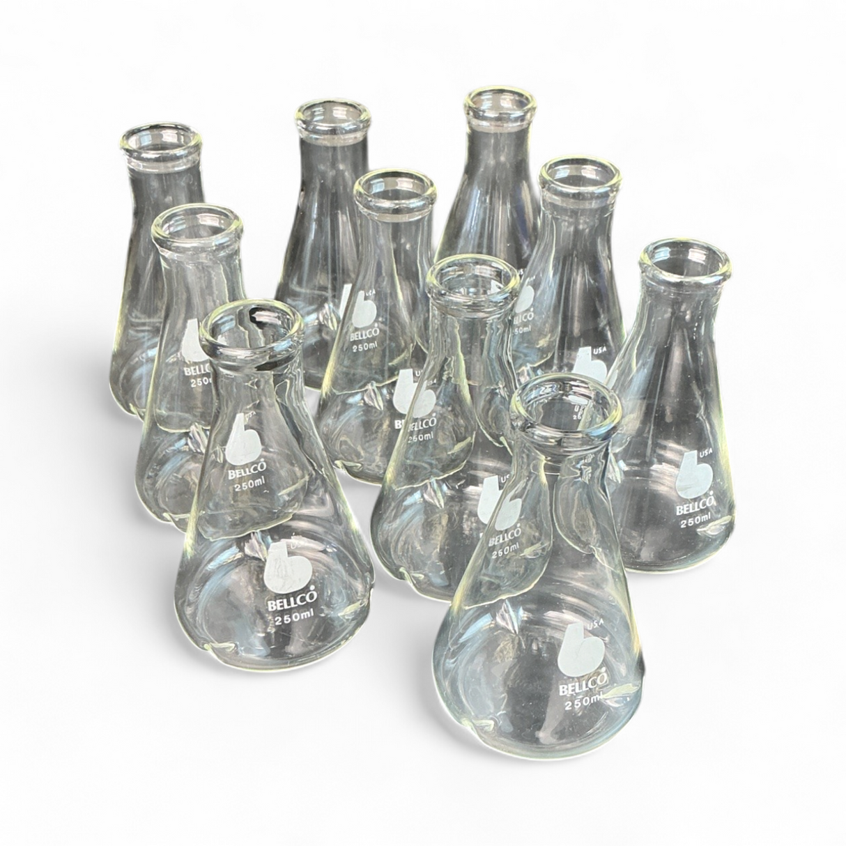 Bellco Erlenmeyer Flask 250ml 10/Box (Best Offer!) - Image 1