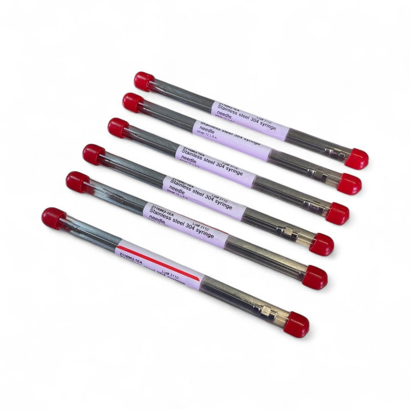 Cadence Science Millipore Stainless Steel 304 Gauge 12 L 6” Fluid Transfer Device - Lot of 6x (BO!) | Ships Fast from Mr. Scientific - Image 1