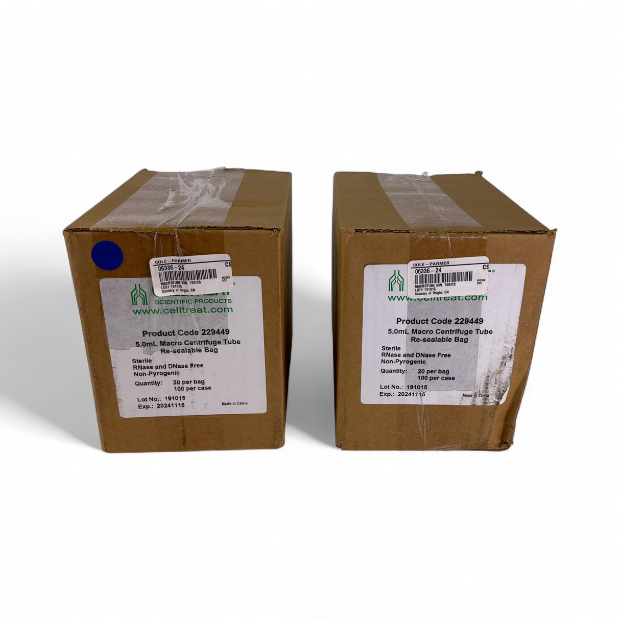 Celltreat 5.0mL Macro Centrifuge Tubes 229449 - Exp: 2024.11.15 - 200ct (Best Offer!) | Safe & Secure Shipping - Image 2