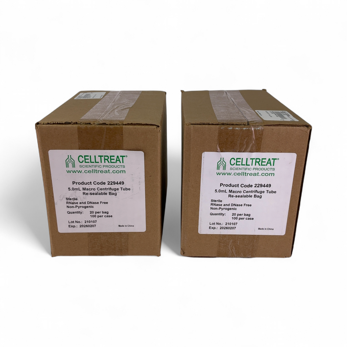 Celltreat 5.0mL Macro Centrifuge Tubes 229449 - Exp 2026.02.07 - 200ct (BO!) | Order Direct and Save - Image 2