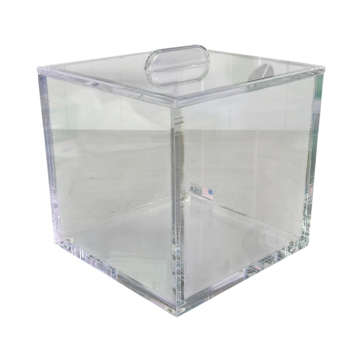 Clear Acrylic Lab Storage Box Removable Lid 6.75” Made In USA (Best Offer!) - Image 8