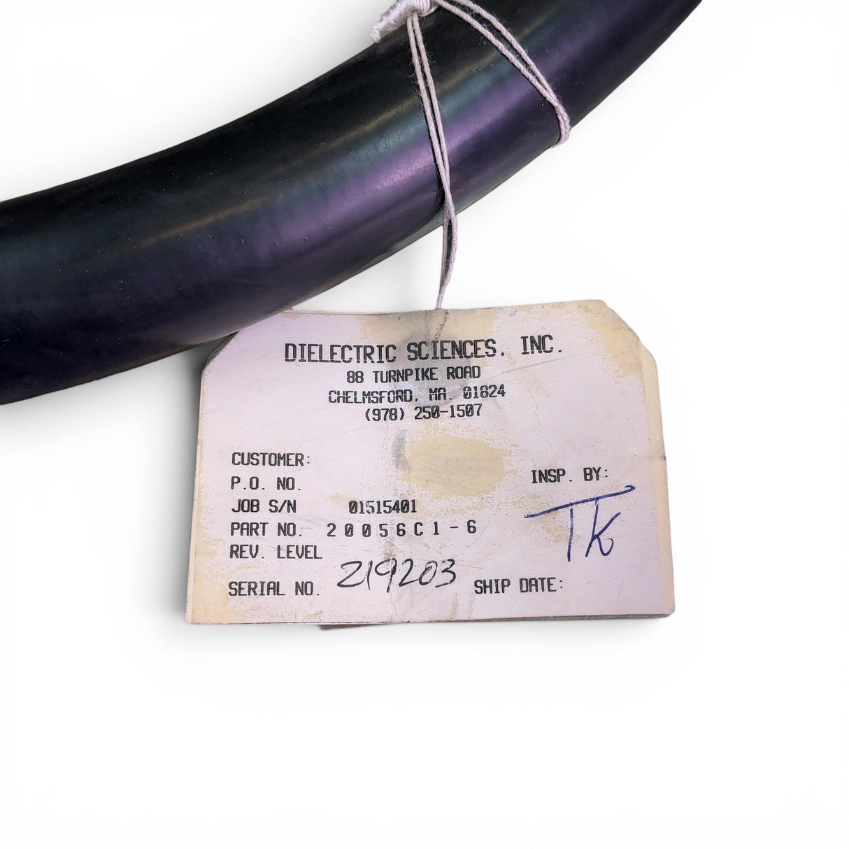 Dielectric Sciences Inc High Voltage X-ray Cable Assembly 20056C1-6 (Best Offer!) | Order Direct and Save - Image 9