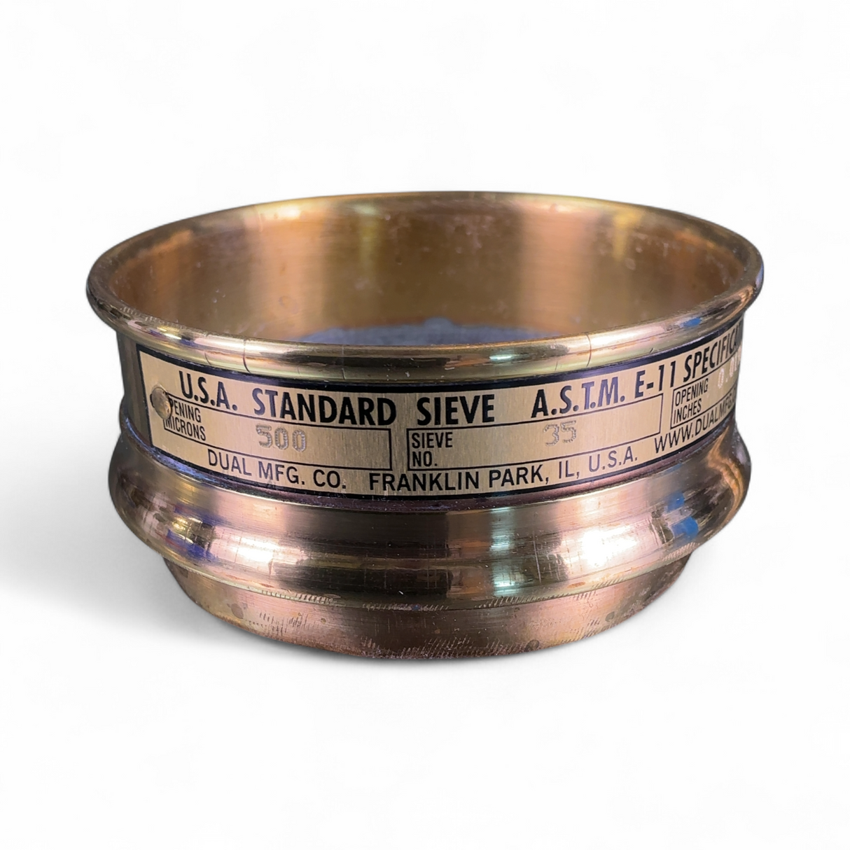 Dual MFG. CO. USA Standard Sieves - 850, 500, 355, 212, 106, 53 micron (BO!) | Order Direct and Save - Image 2