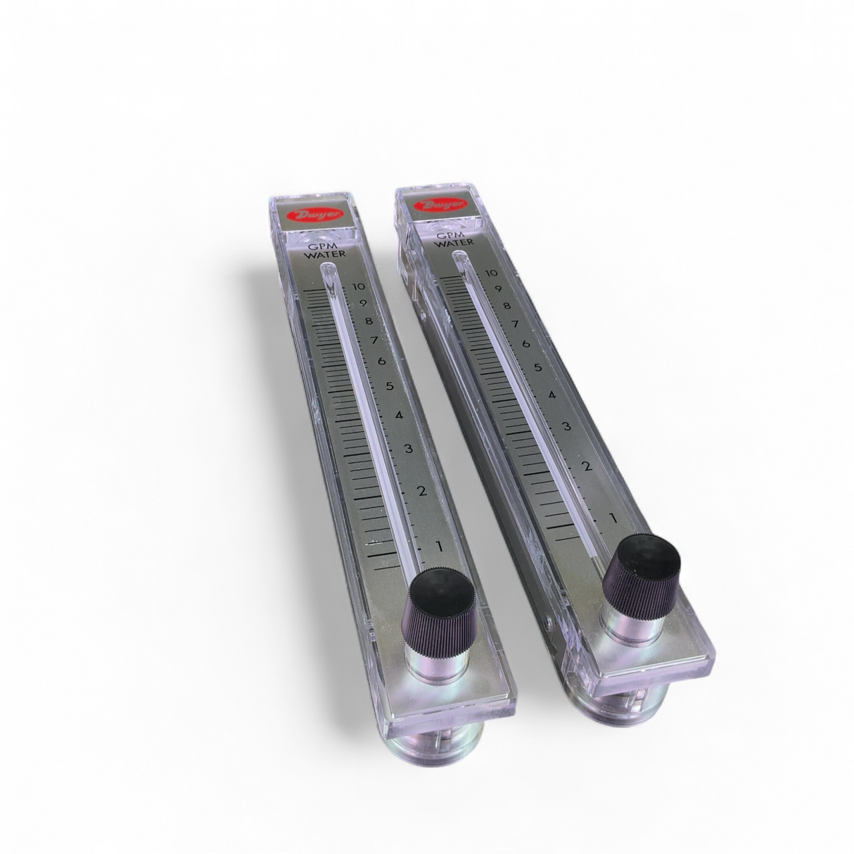 Dwyer Rate Master 10gpm Water Flowmeter Set of 2x RMC-145-SSV (Best Offer!) | Mr. Scientific - Image 1