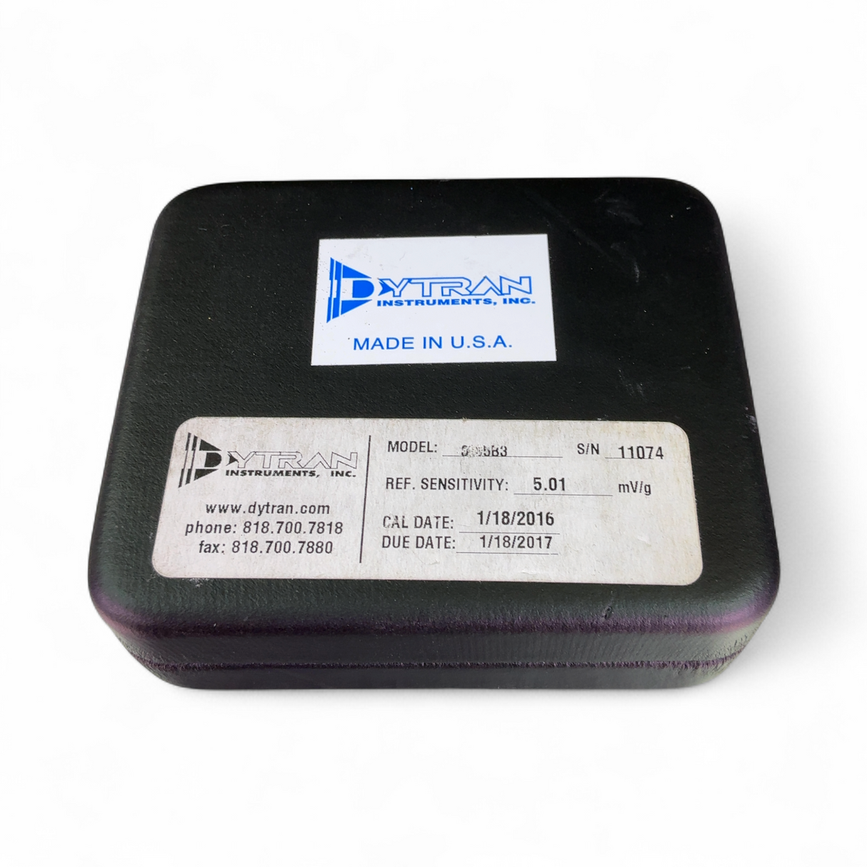 Dytran Miniature 5.01mV/g IEPE Accelerometer 3035B3 Vibration Sensor | Order Direct and Save - Image 10