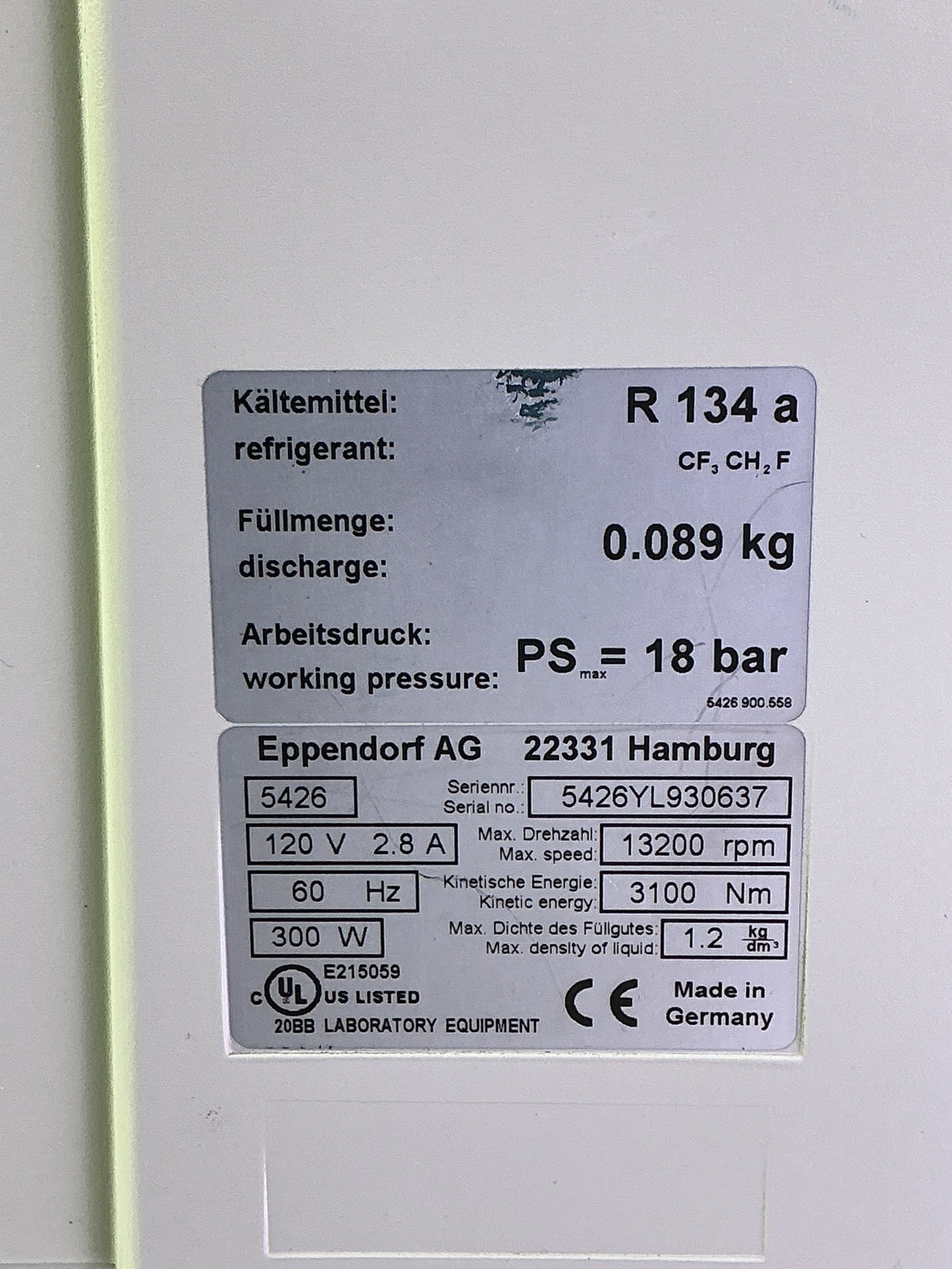 Eppendorf 5415R Refrigerated 13200rpm Centrifuge w F45-24-11 Rotor & Power Cord | Order Direct and Save - Image 16