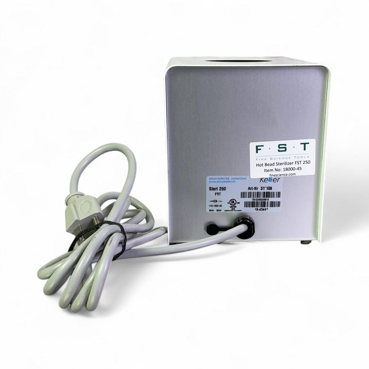 Fine Science Tools Hot Bead Dry Sterilizer FST 250 18000-45 400°C | Safe & Secure Shipping - Image 7