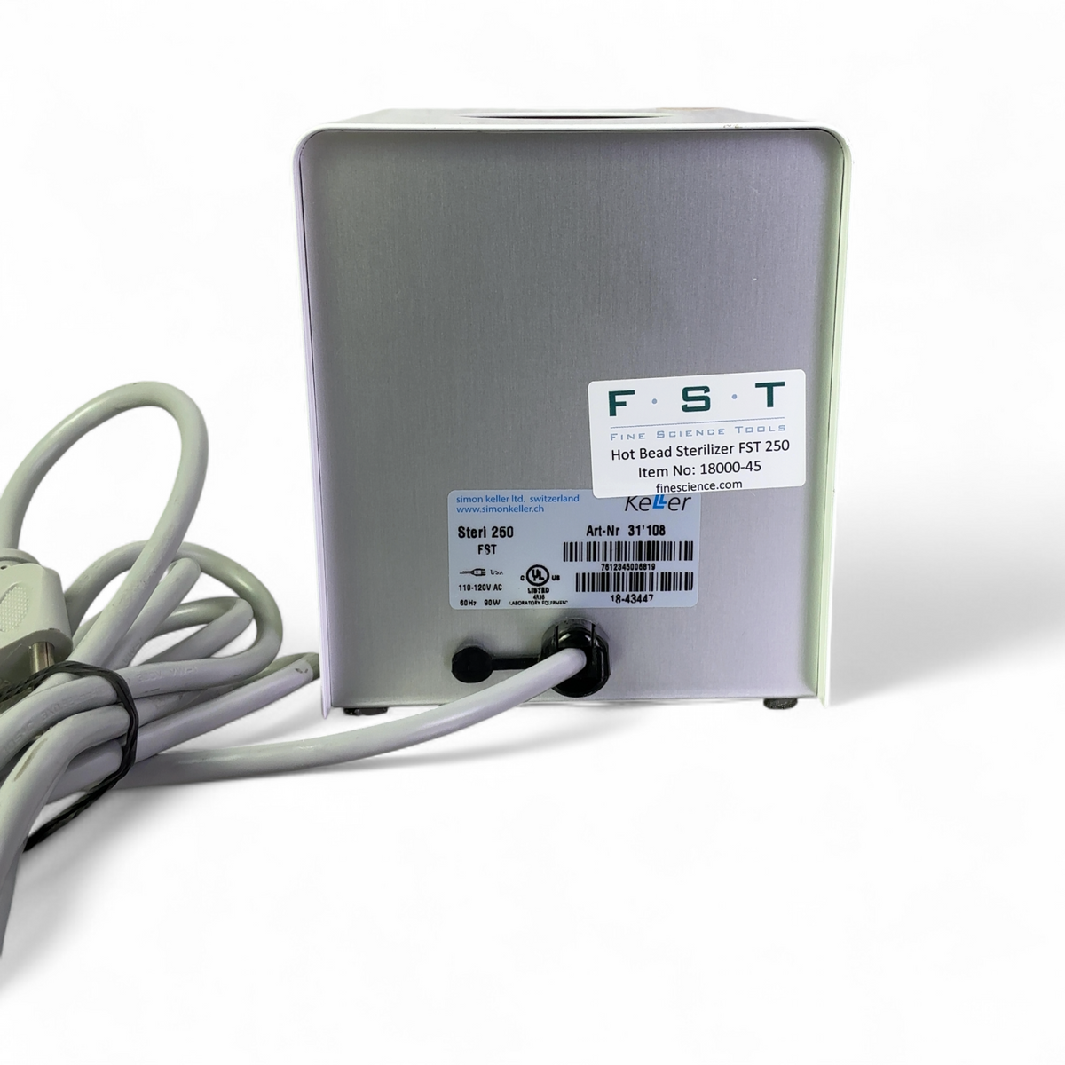 Fine Science Tools Hot Bead Dry Sterilizer FST 250 18000-45 400°C | Safe & Secure Shipping - Image 8