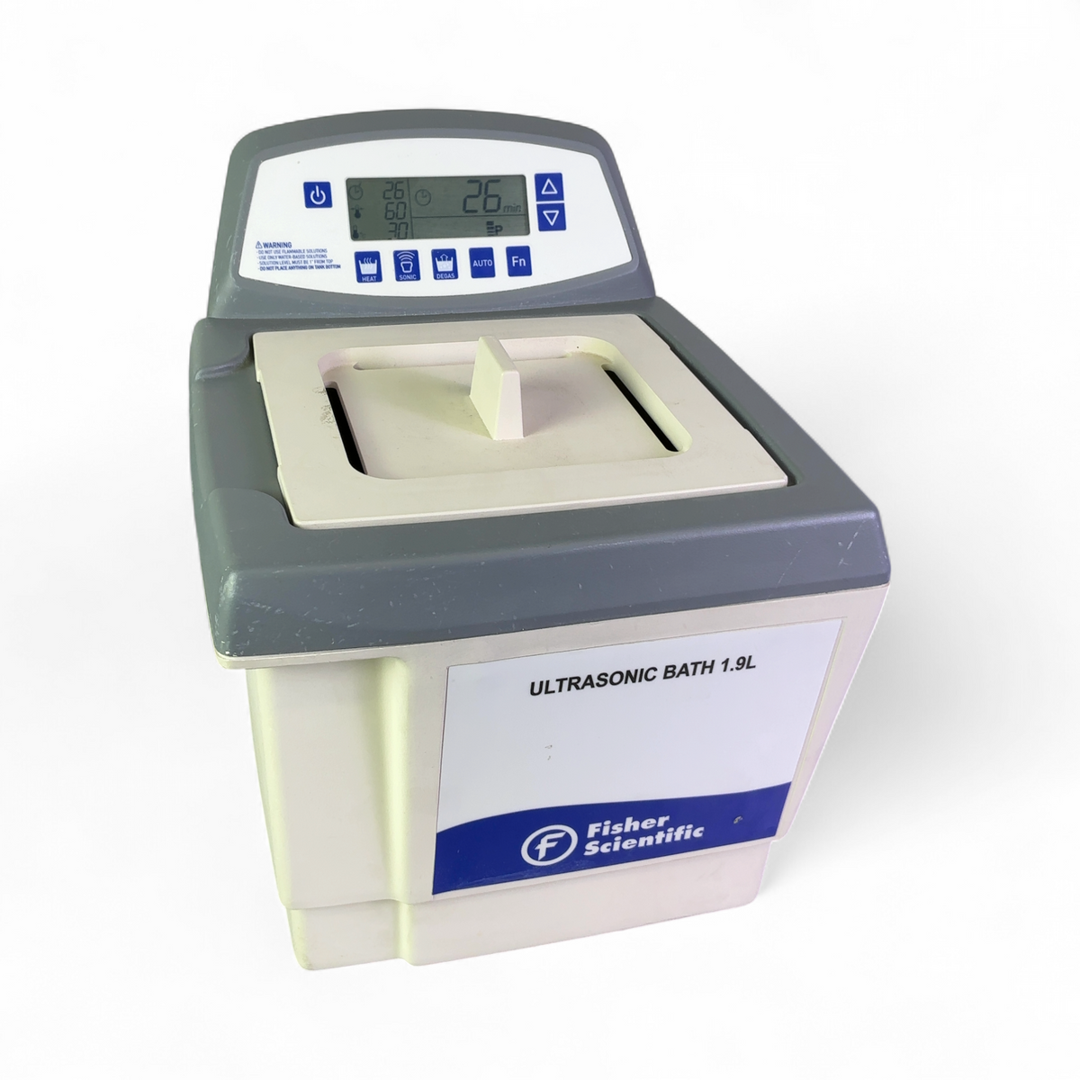Fisher Scientific Laboratory Benchtop Ultrasonic Water Heating Bath 1.9L 15337402 - Image 1