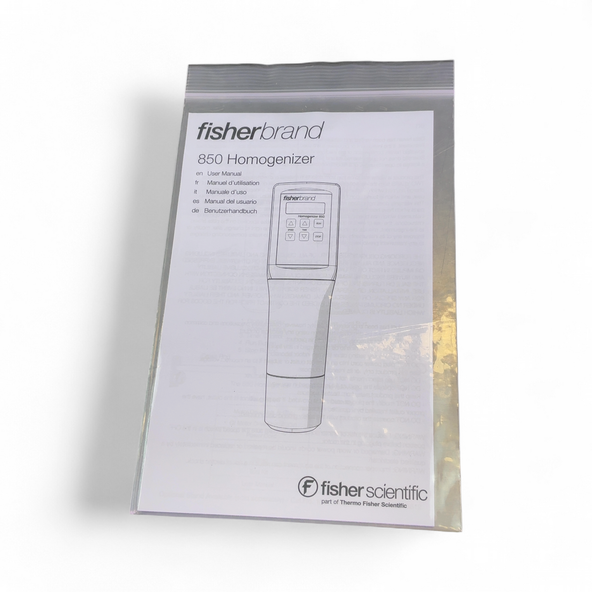 Fisherbrand 850 Homogenizer, 5000-25000rpm 15-340-169 (BO!) | Safe & Secure Shipping - Image 10