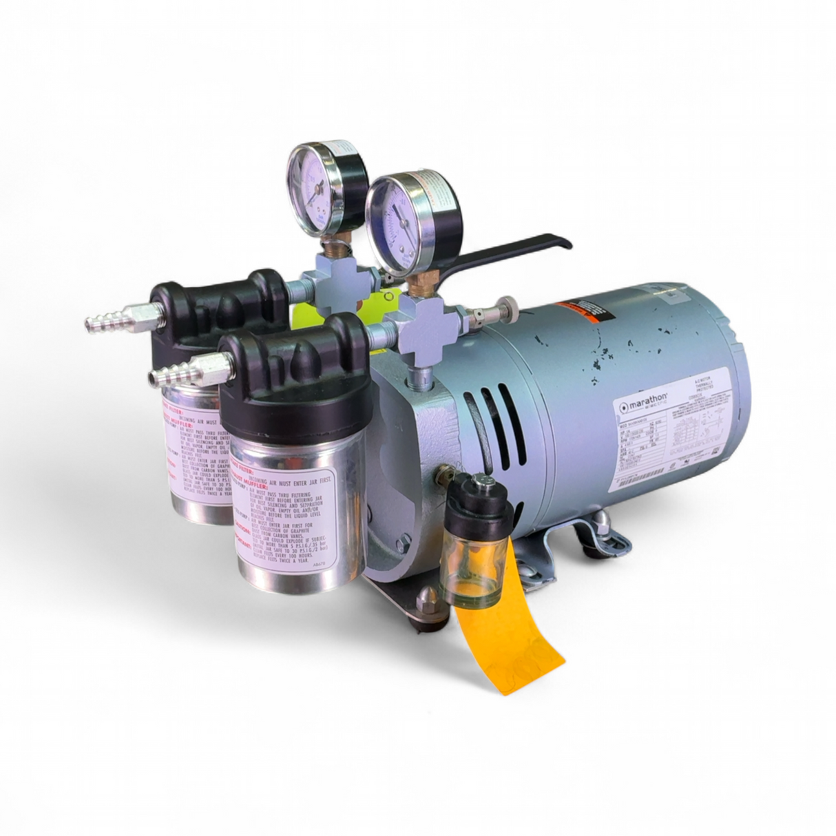 Gast Marathon Electric G588DX 1/4 HP 1725/1425rpm Vacuum Pump w Pedal Control (BO!) | Mr. Scientific - Image 3
