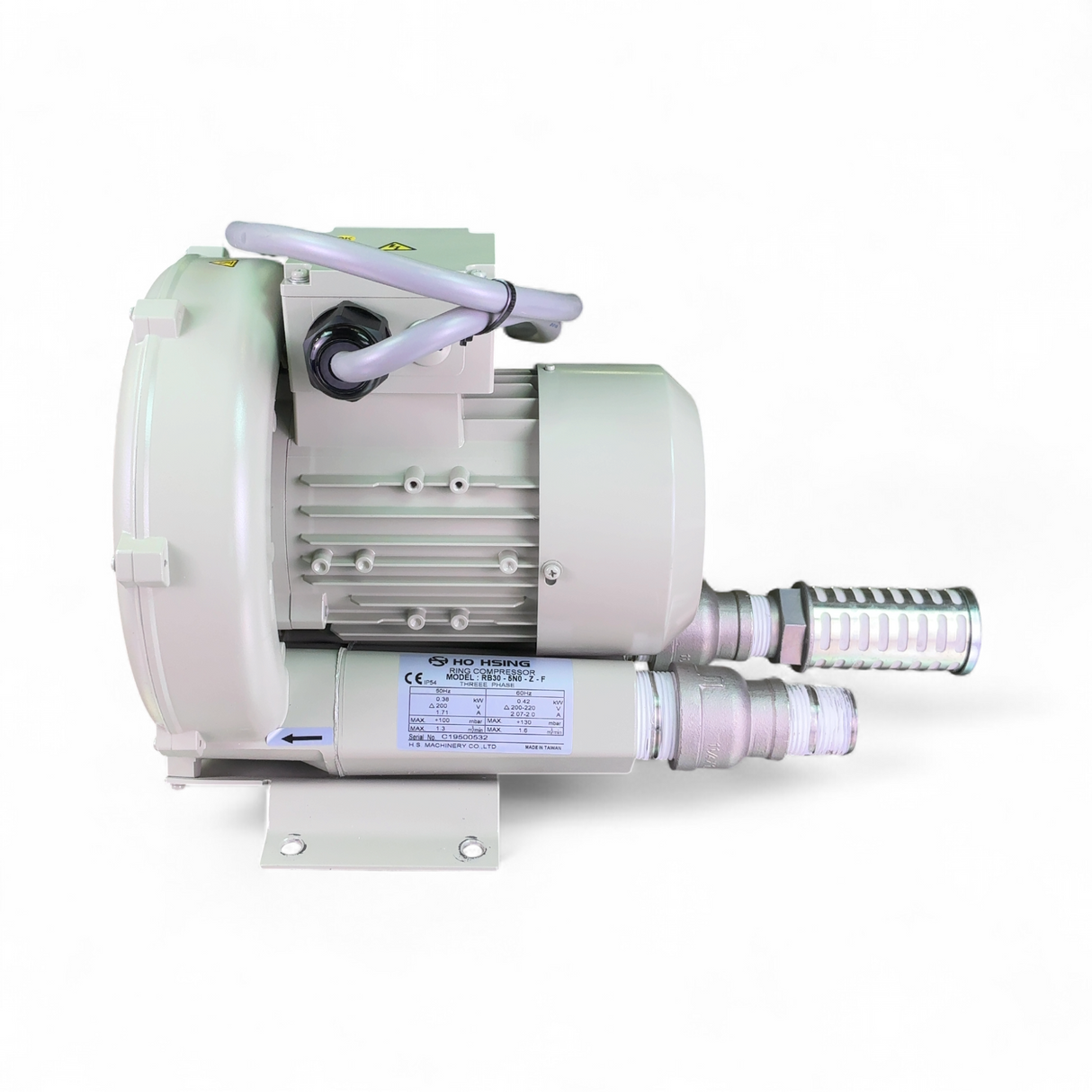 HO HSING Three Phase Ring Compressor RB30-5N0-Z-F (Best Offer!) | Safe & Secure Shipping - Image 2