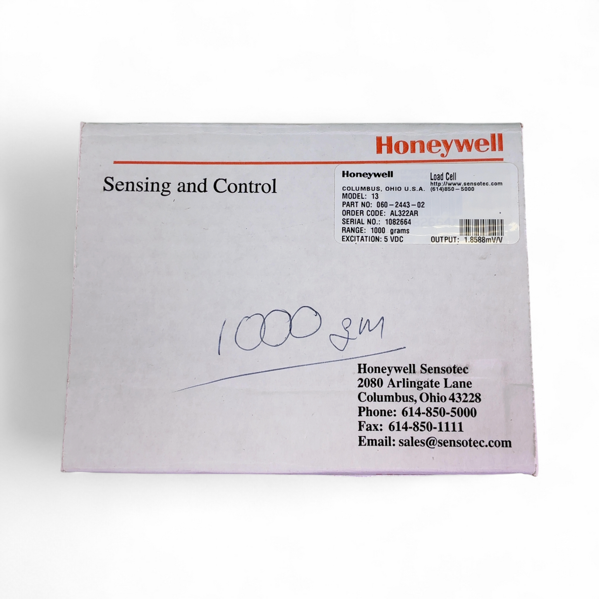 Honeywell Model 13 Load Cell 1000gm, 5VDC Excitation, 1.8588mV/V Output 060-2443-02 (BO!) | Order Direct and Save - Image 9