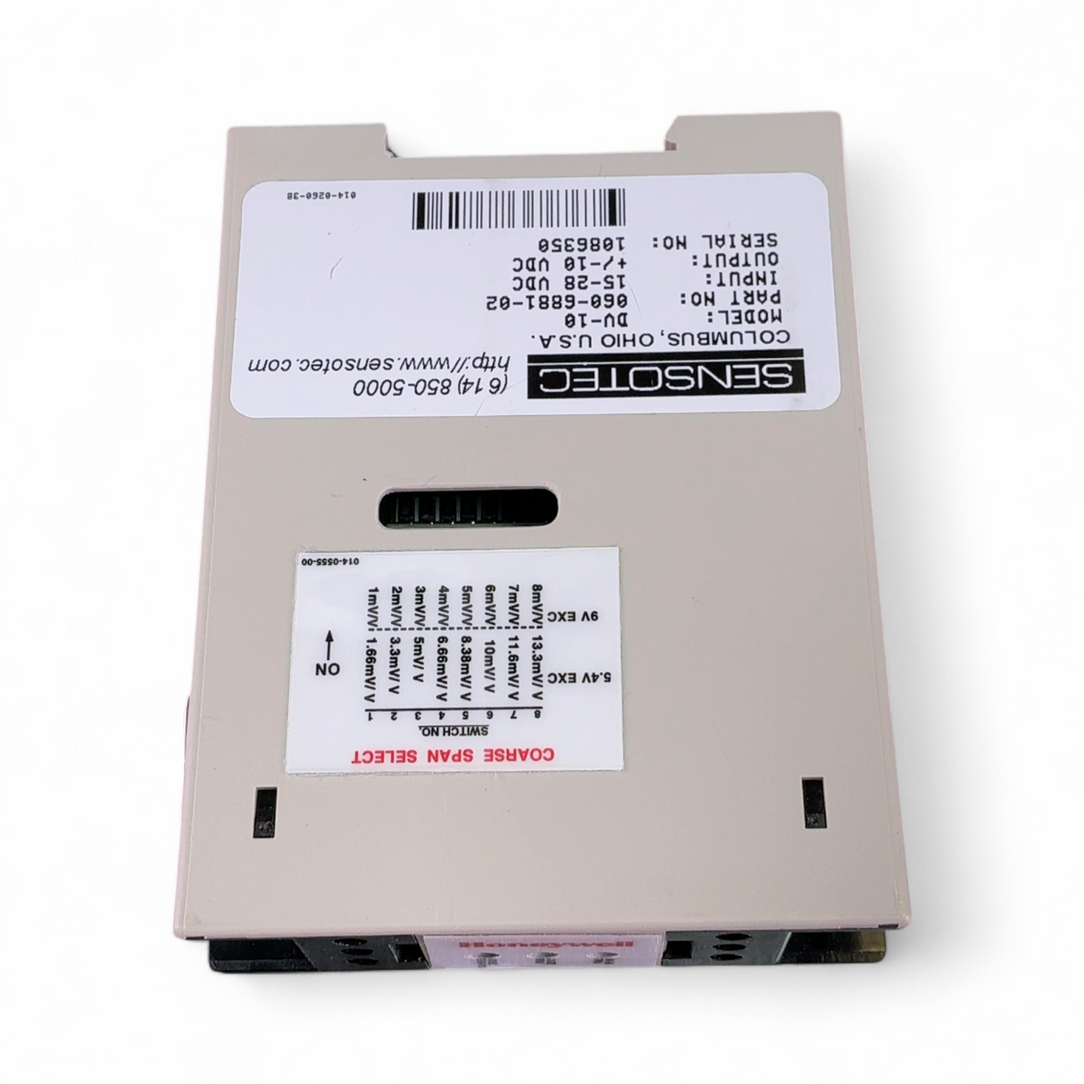 Honeywell Sensotec DV-10 Transducer Amplifier 008-0544-00 (Best Offer!) | Ships Fast from Mr. Scientific - Image 3