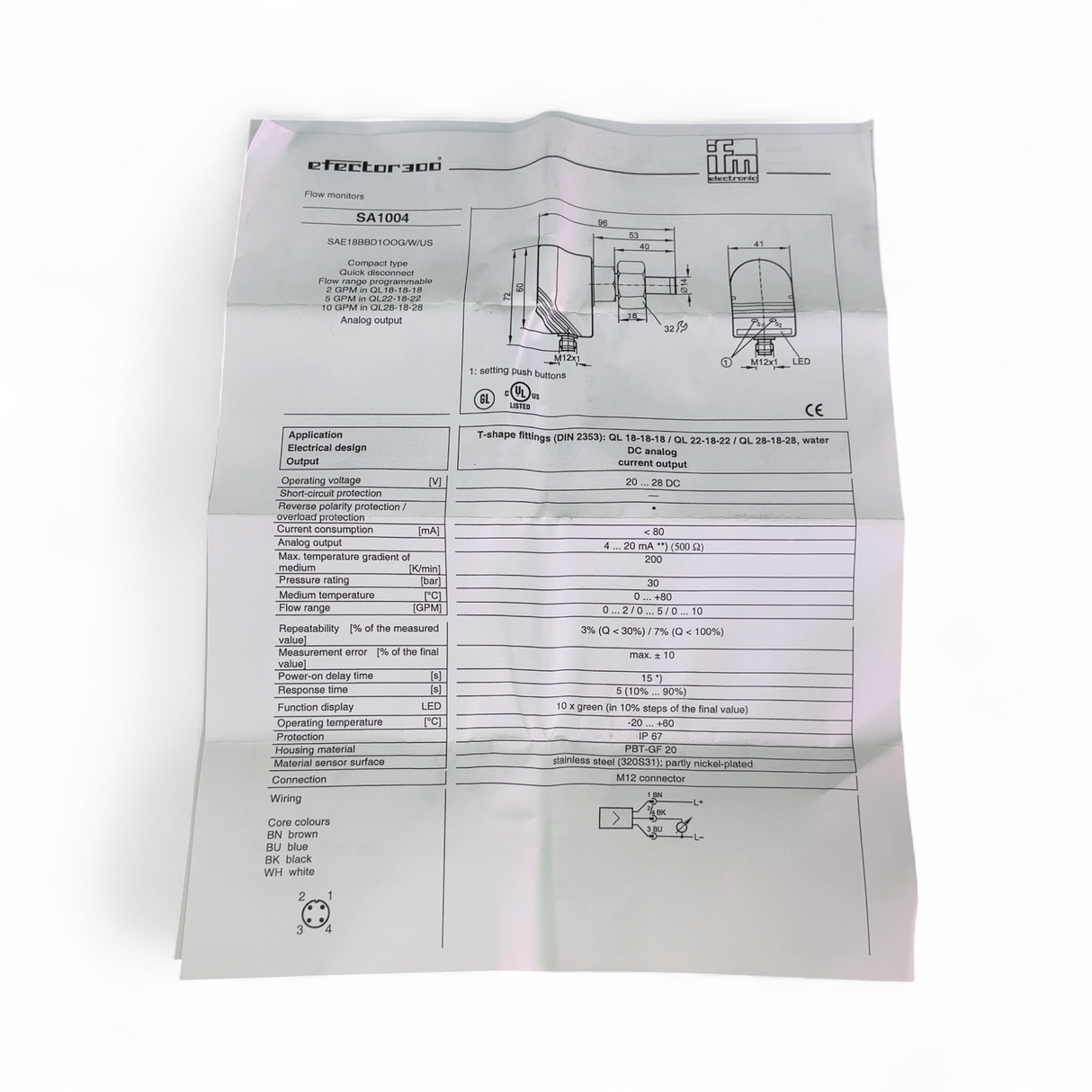 IFM Efector 300 Calorimetric Flow Sensor SA1004 (Best Offer!) | Ships Fast from Mr. Scientific - Image 11