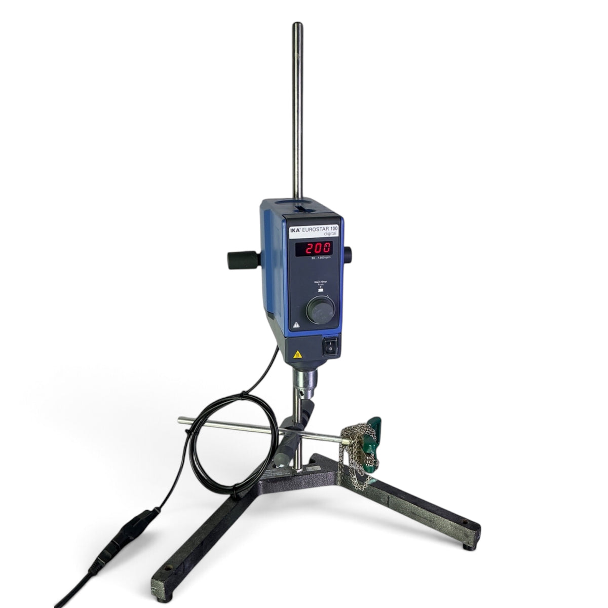 IKA Eurostar 100 Digital Overhead Mixer/Stirrer w Stand & Clamp EURO-ST D.S001 (BO!) | Safe & Secure Shipping - Image 1