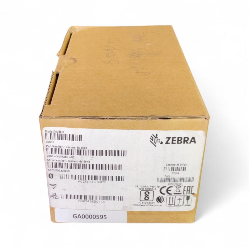 Zebra Wireless Thermal Barcode Label Printer ZQ61-HUFA000-00 Used (Best Offer!)