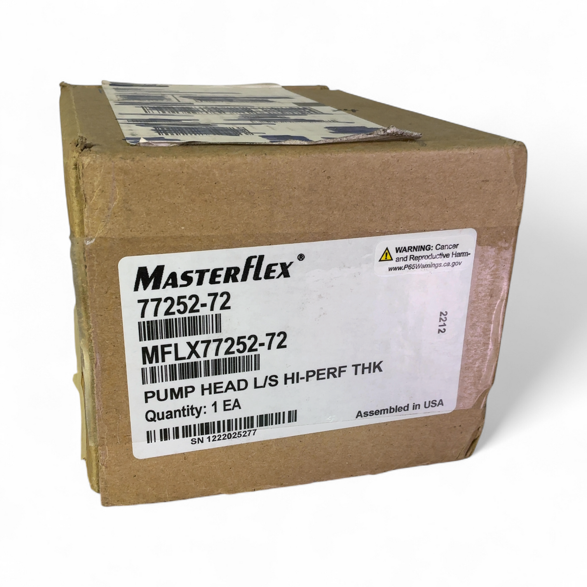 Masterflex L/S High-Performance Pump Head 77252-72 -- NEW (Best Offer!) | Safe & Secure Shipping - Image 3