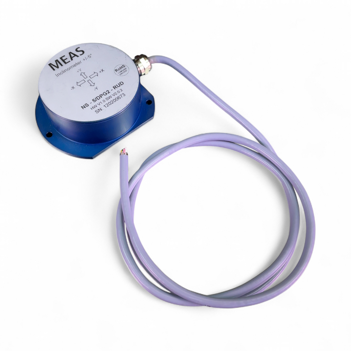 MEAS Inclinometer +/-5° NS-5/DPG2-RUD Angle Sensor (Best Offer!) | Mr. Scientific - Image 1