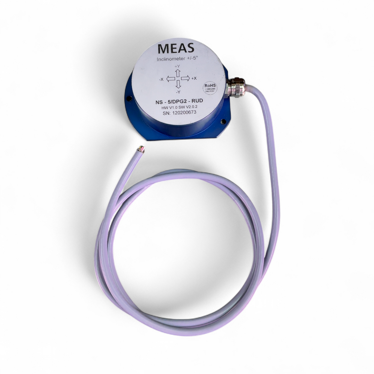 MEAS Inclinometer +/-5° NS-5/DPG2-RUD Angle Sensor (Best Offer!) | Mr. Scientific - Image 2
