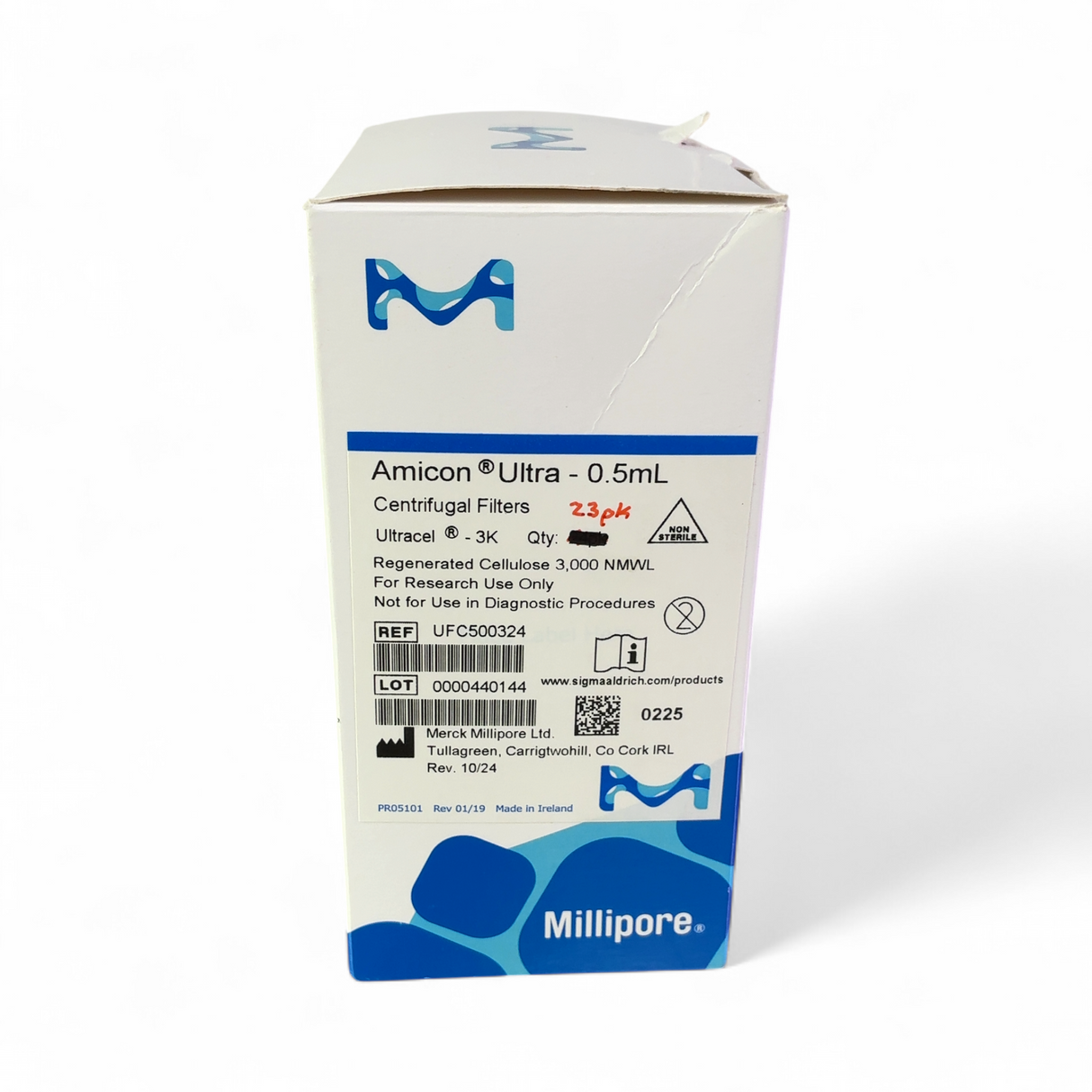 Millipore Amicon Ultra - 0.5mL Ultracel - 3k Centrifugal Filter Units, 23/pk UFC500324 | Safe & Secure Shipping - Image 9