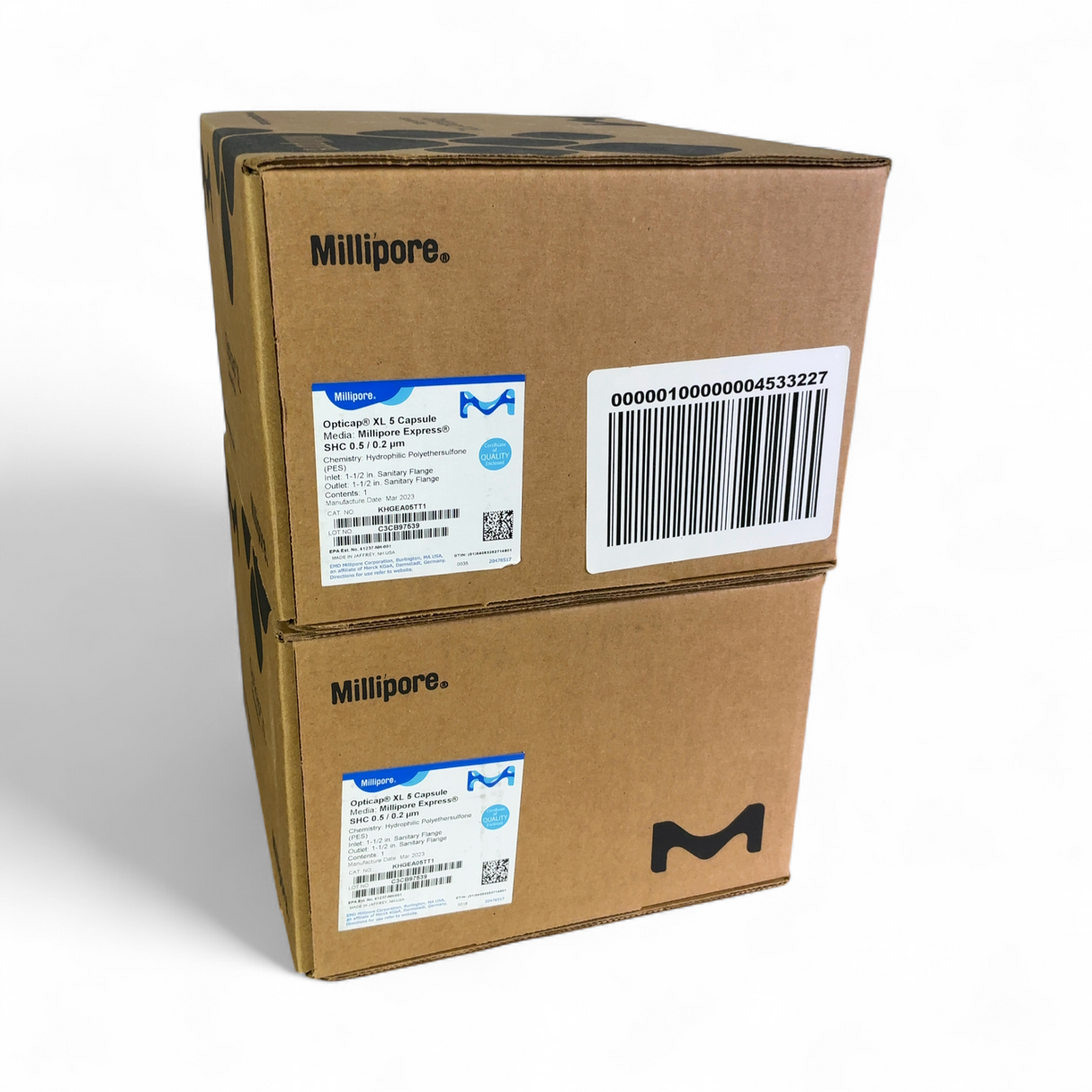 Millipore Opticap XL 5 Capsule Express SHC 0.5/0.2µm KH5EA05TT1 - 2x Units | Safe & Secure Shipping - Image 2