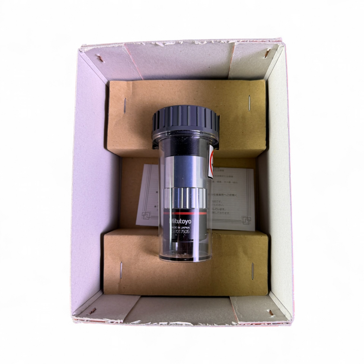 Mitutoyo QV Objective 5X/0.28 ∞/0 F=100 Microscope Objective Lens 02ALA420 - Image 7