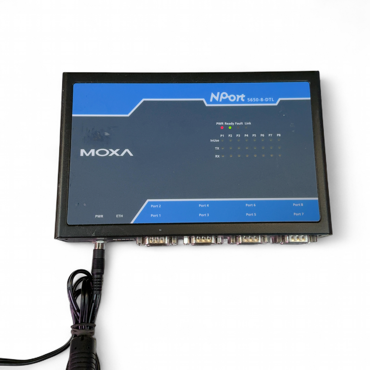 MOXA NPort Desktop 8-Port Serial Device Server 5650-8-DTL (BO!) | Mr. Scientific - Image 2