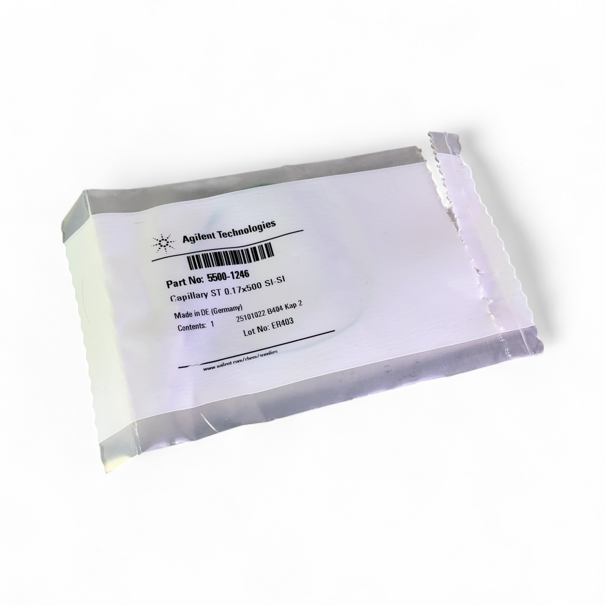 NEW Agilent Technologies HPLC Capillary ST 0.27x500 SI-SI 5500-1246 | Safe & Secure Shipping - Image 1