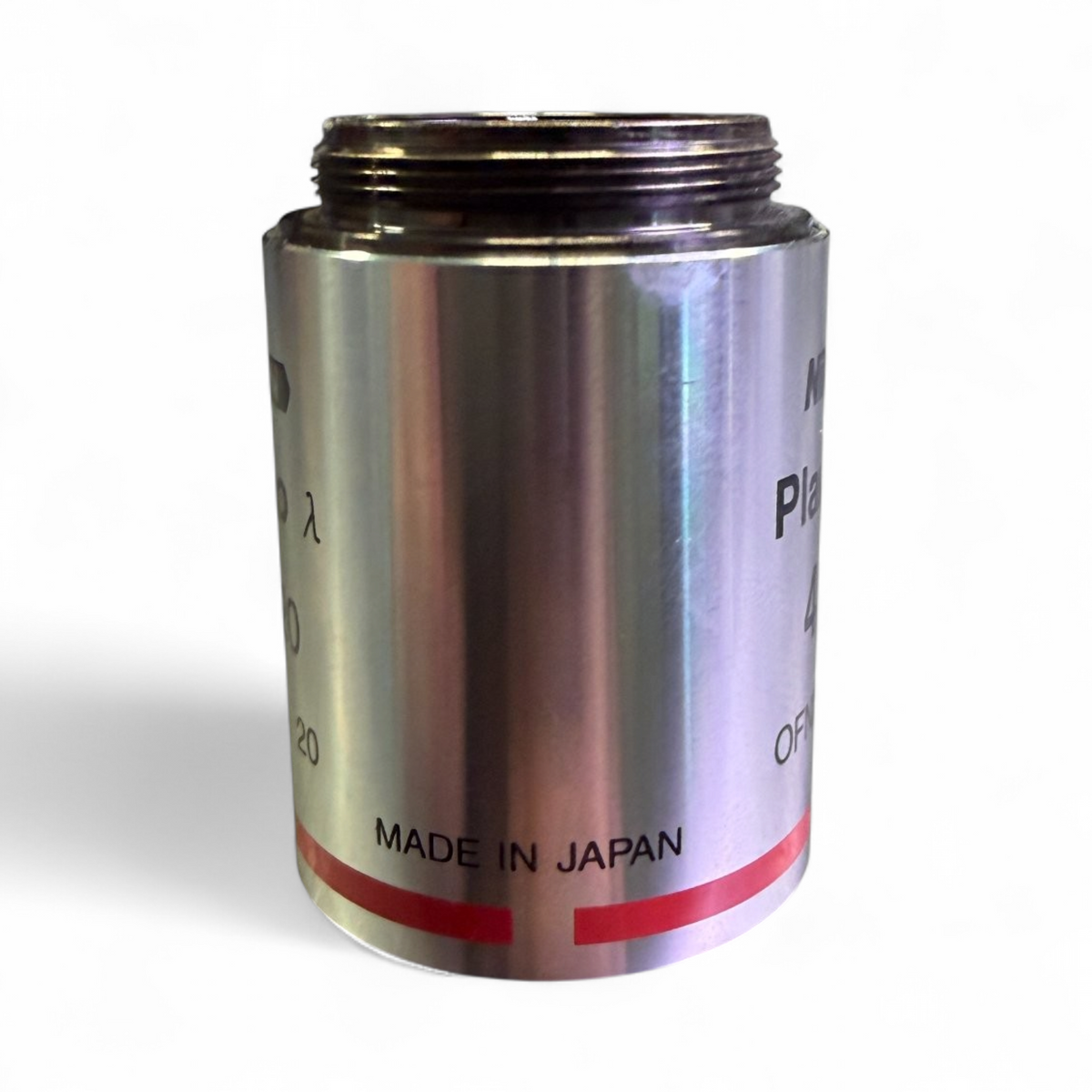 Nikon Plan Apo λ 4x/0.20 WD 20 Microscope Objective Lens MRD00045 - Image 2