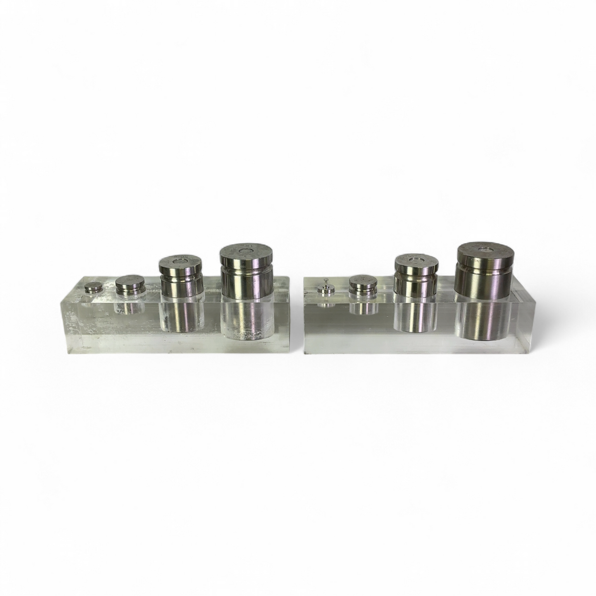 Ohaus Calibration Weight Set in Acrylic Stands 1kg 500g 100g 20g Lot of 4 | Ships Fast from Mr. Scientific - Image 9