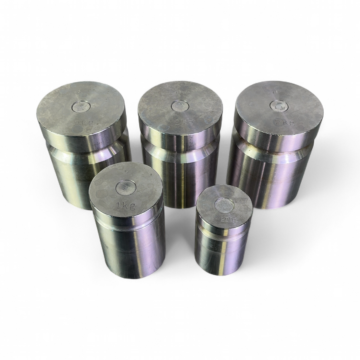 Ohaus Stainless Steel Calibration Weight Set; 3x2kg, 1kg, 500g | Mr. Scientific - Image 7