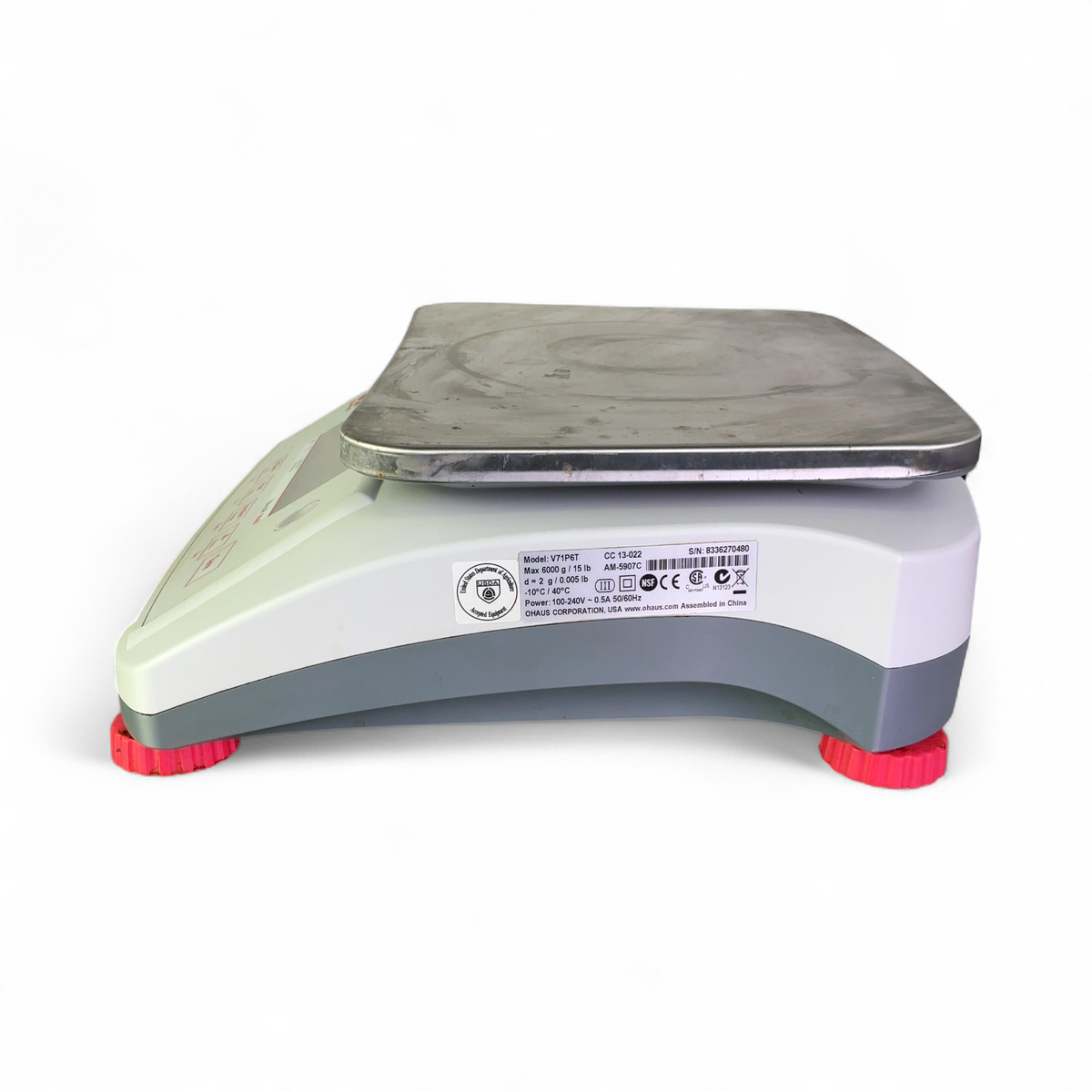 Ohaus Valor 7000 Benchtop Laboratory Scale V71P6T 6000g Precision Scale - See Desc - Image 8