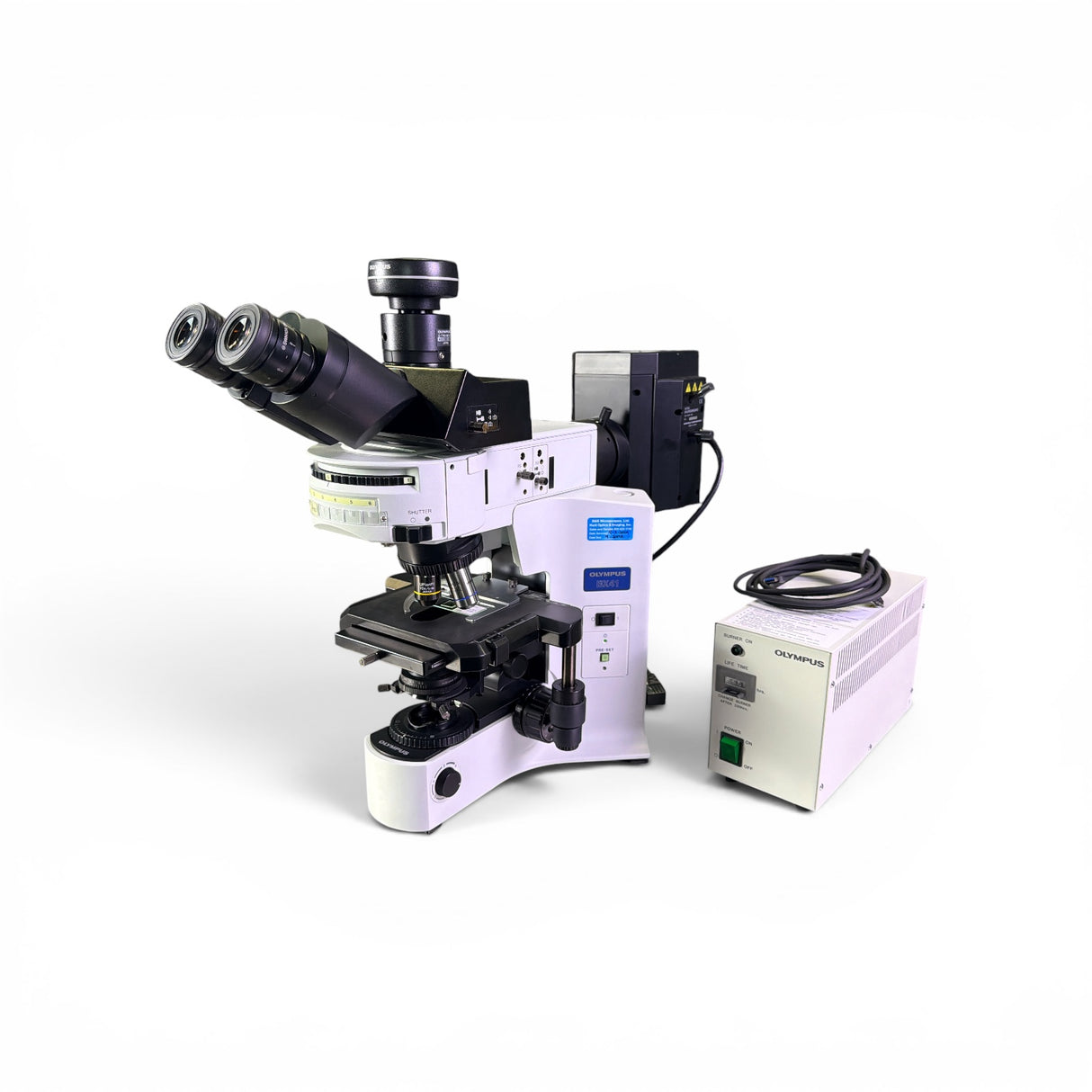 Olympus BX41TF Fluorescence Microscope w/ DP27 Camera, Filters, Objectives - Image 8