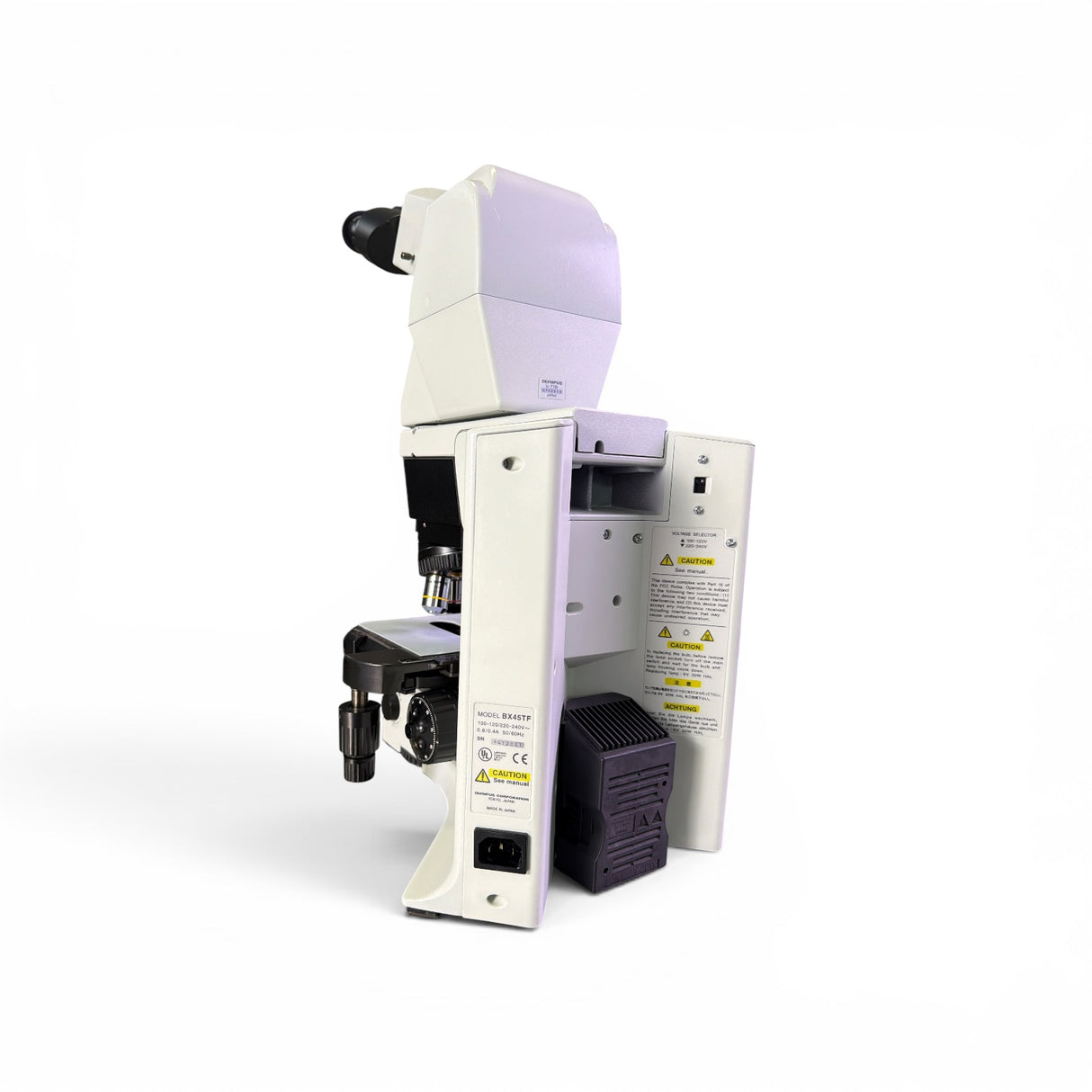 Olympus BX45TF Microscope w/ U-TTBI Ergo Tilting Binocular Head & Objectives - Image 8