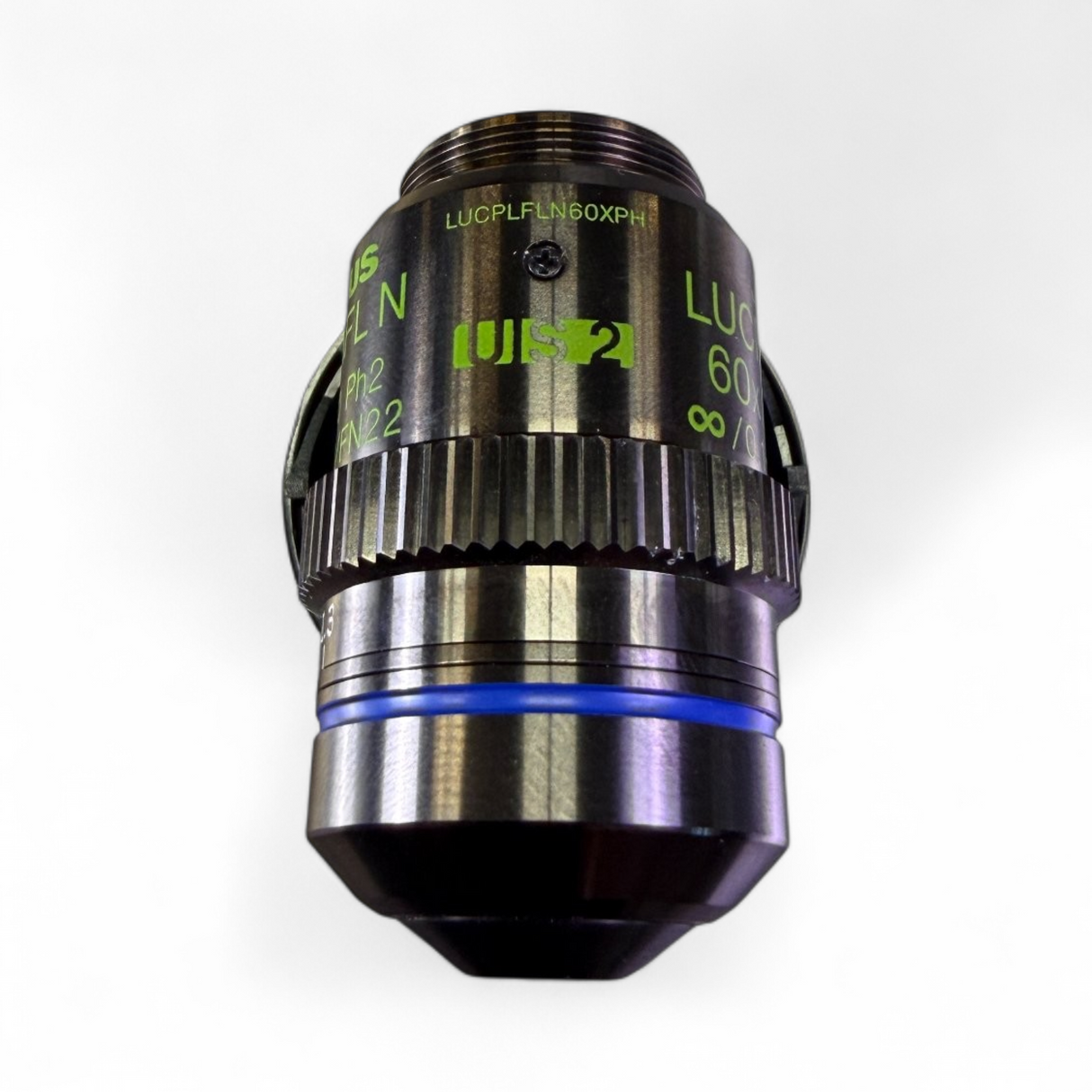 OLYMPUS LUCPlanFL N 60x/0.70 Ph2 ∞/0.1-1.3/FN22 UIS2 Microscope Objective Lens - Image 7