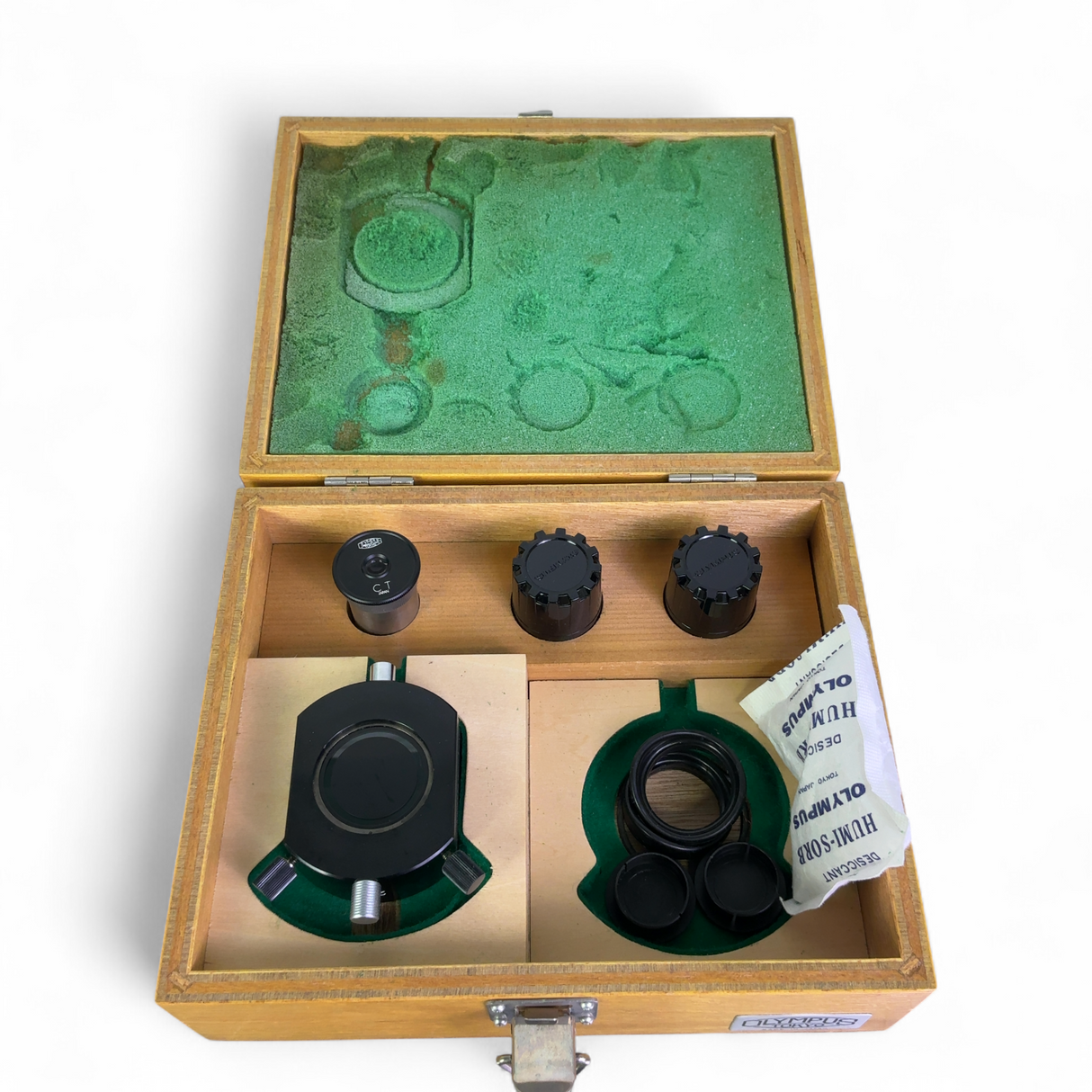 Olympus Microscope Accessory Kit; 20x Annuli Ring Module, CT Eyepiece, Lens Storage | Ships Fast from Mr. Scientific - Image 1