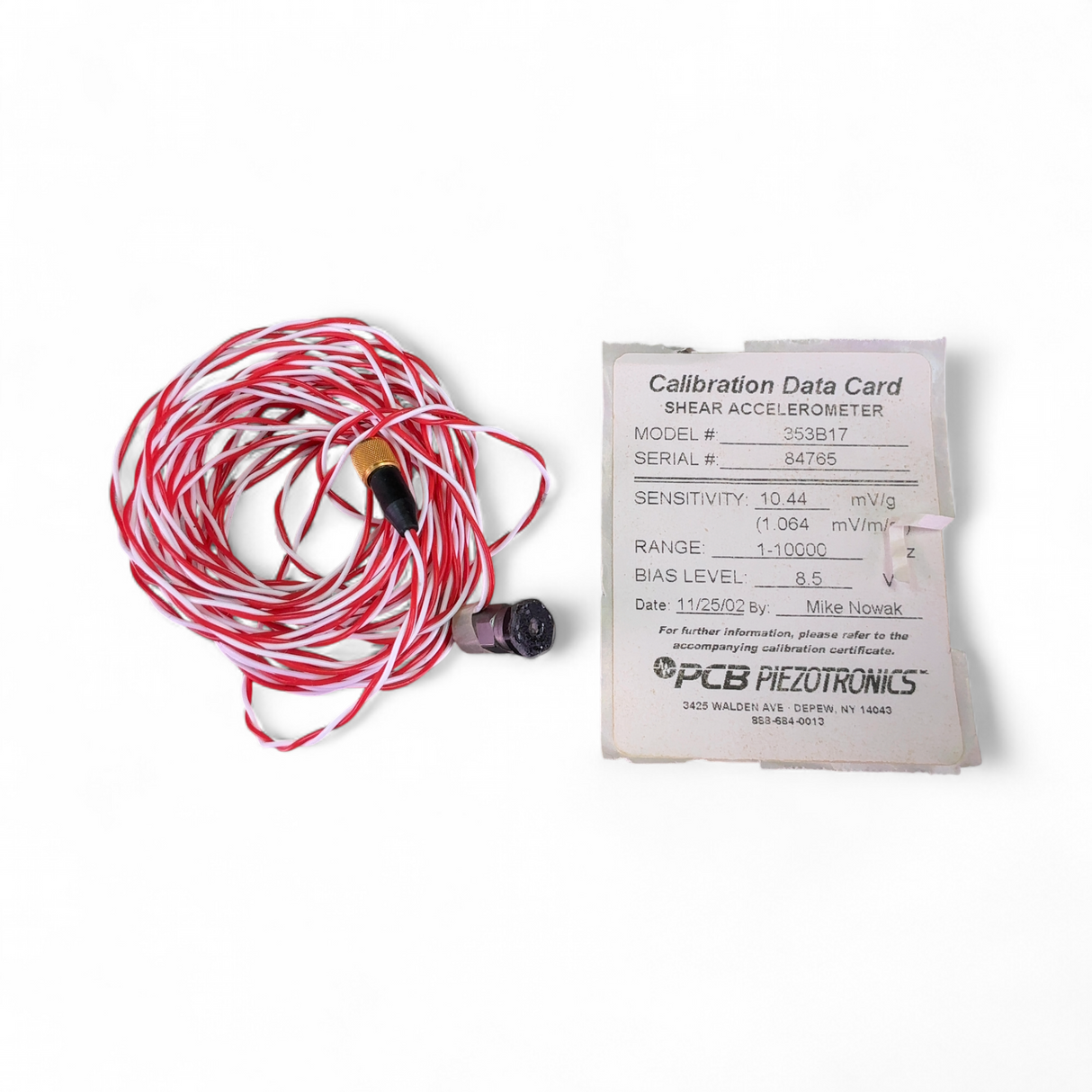 PCB Piezotronics High Frequency Quartz Shear ICP Accelerometer 353B17 Sensor w Case (BO!) | Order Direct and Save - Image 4